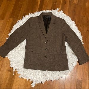 Classic Pendleton Virgin/silk blazer 12